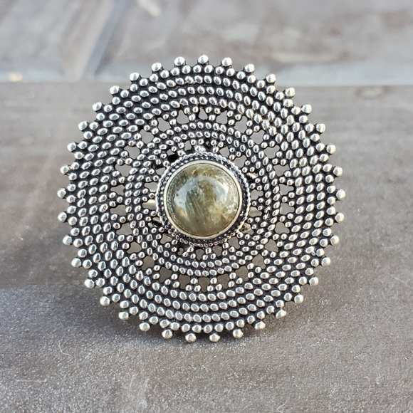 ***$15 Sale*** New Labradorite Silver Ring. - Picture 5 of 16